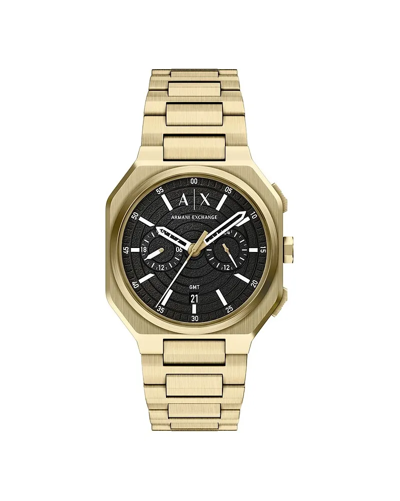 Armani Exchange Herrenuhr Gold