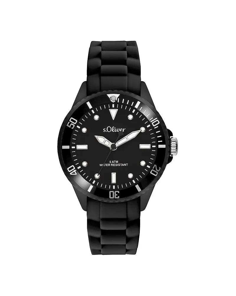 S.Oliver Damenuhr Colors Schwarz