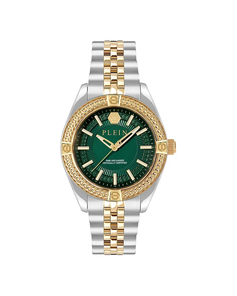Philipp Plein Herrenuhr Plein Icon Chain Bicolor
