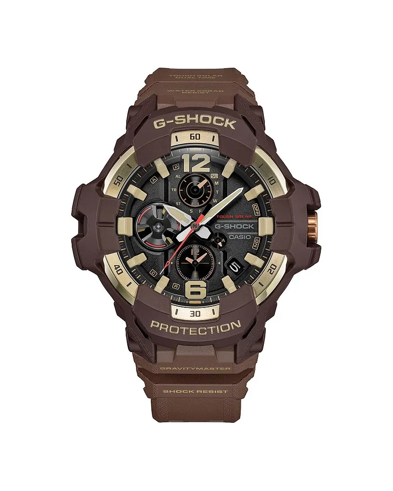 Casio Herrenuhr Gravitymaster Braun