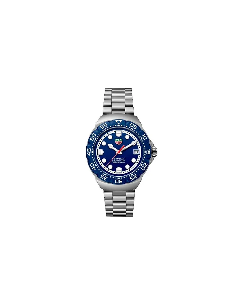 TAG Heuer Unisexuhr Formuala 1 Solargraph Silber