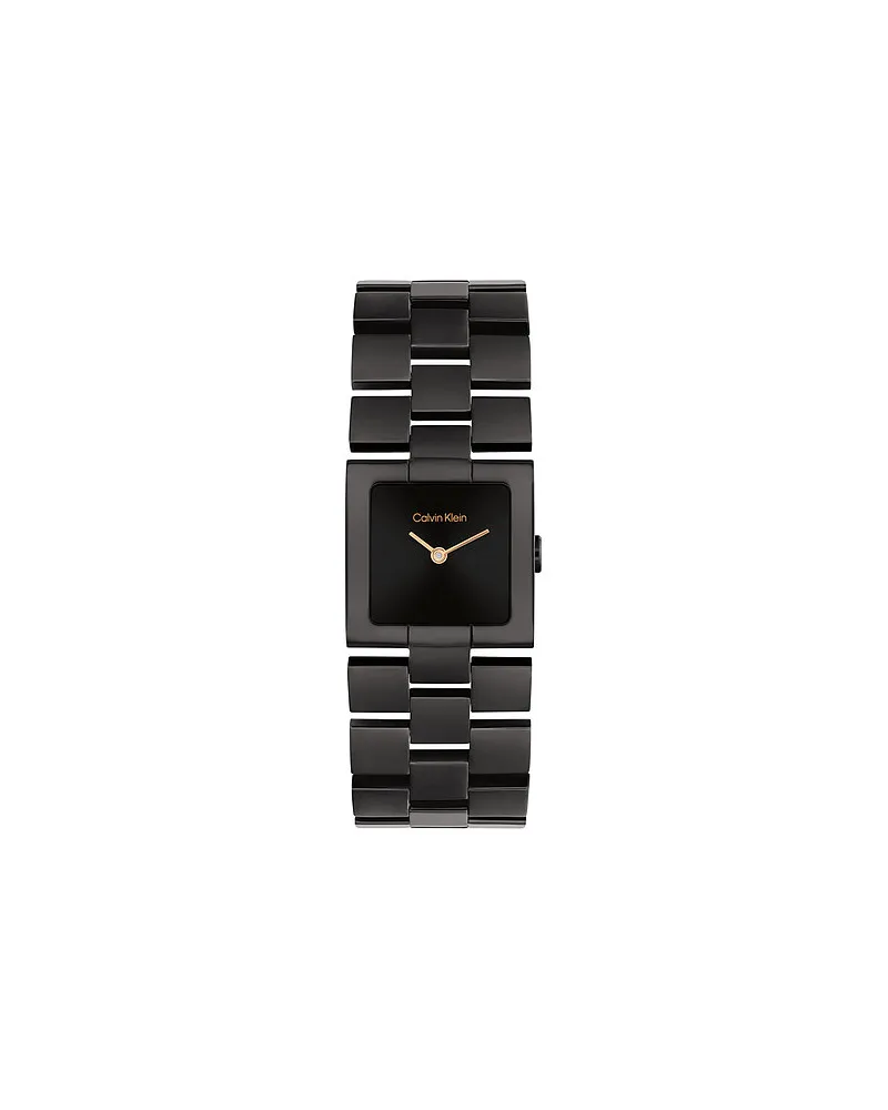 Calvin Klein Damenuhr CK MERIDIAN Schwarz