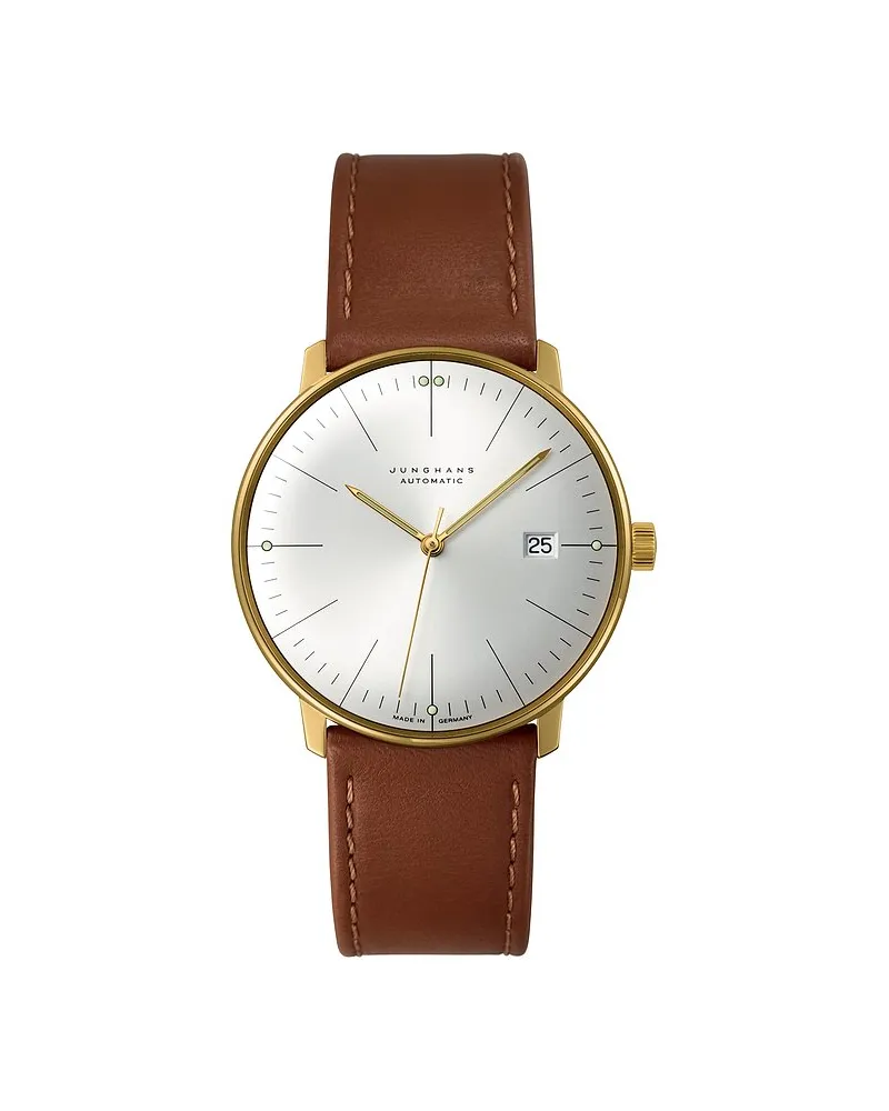 Junghans Herrenuhr max bill Automatic Gelbgold