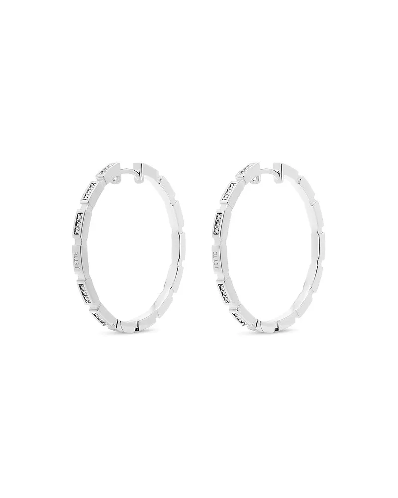 JETTE Creolen MOSAIC Silber
