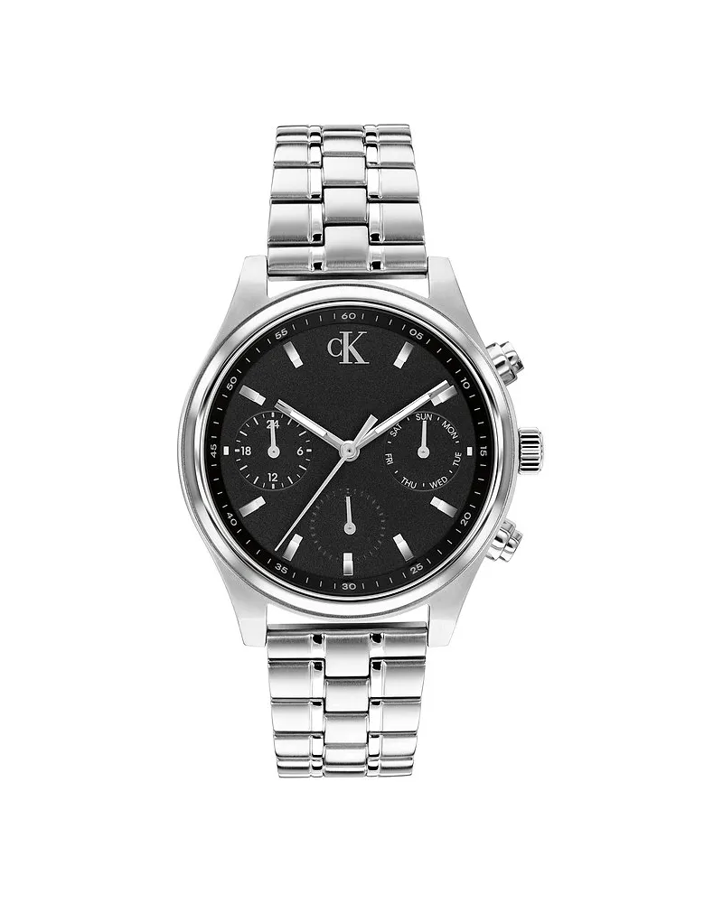 Calvin Klein Herrenuhr MODERN VINTAGE Silber