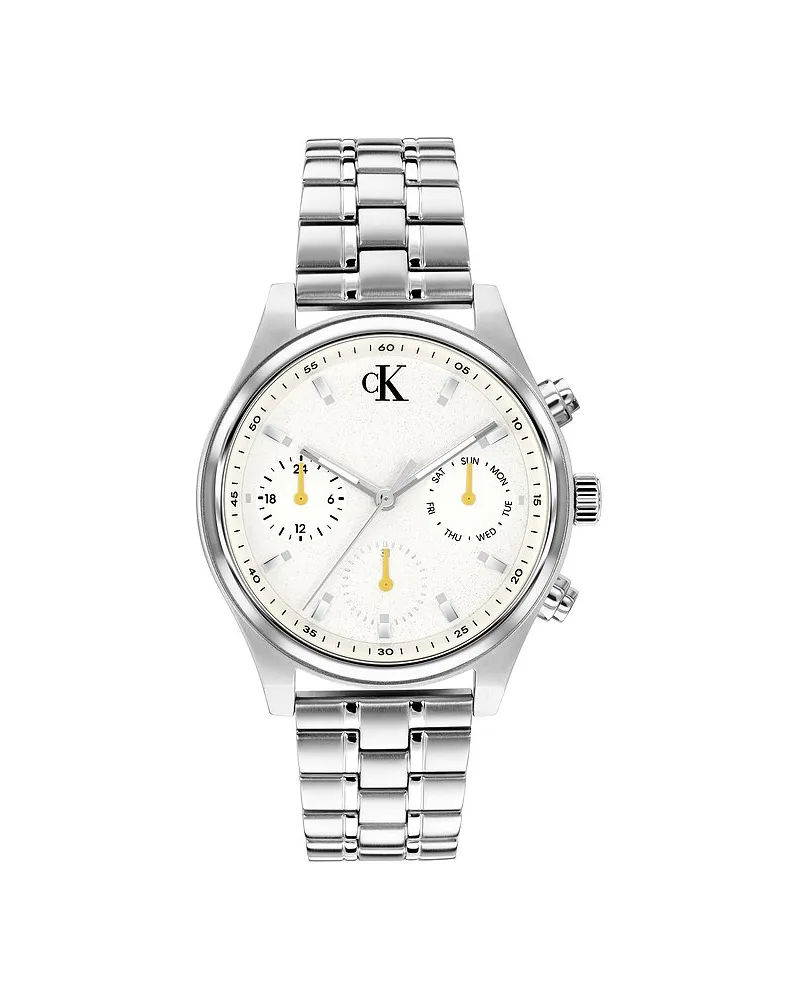 Calvin Klein Herrenuhr MODERN VINTAGE Silber