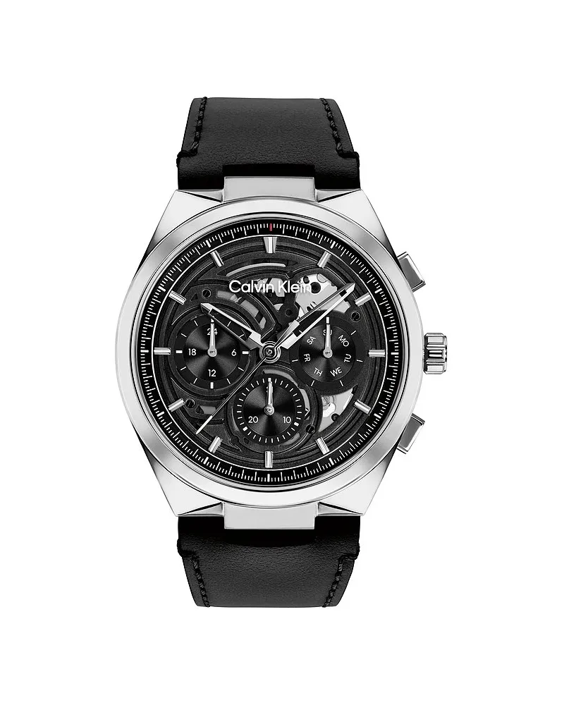 Calvin Klein Herrenuhr DISTINGUISH SKELETON Silber
