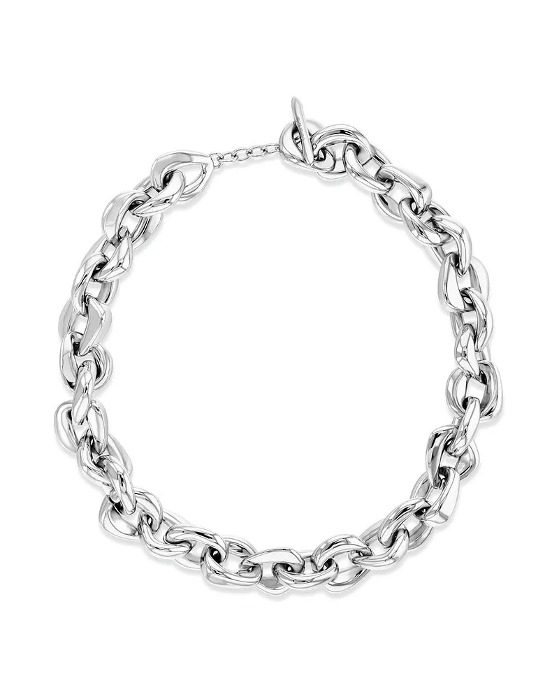 Calvin Klein Kette Statement Links Silber