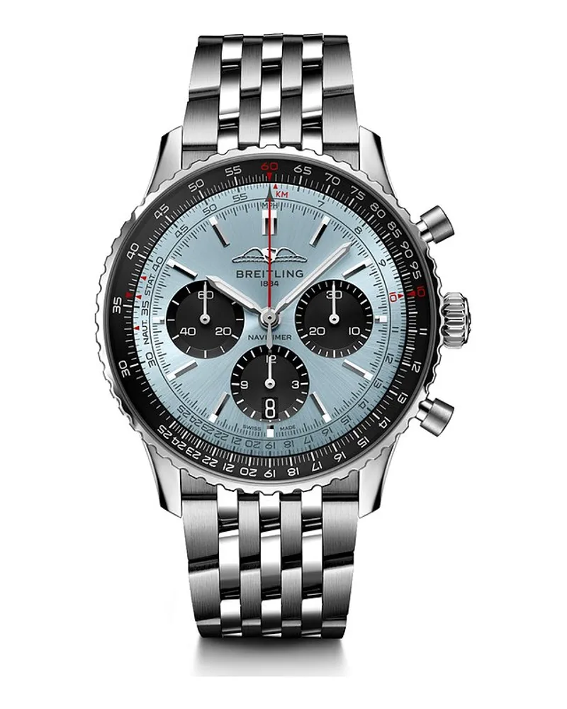 Breitling Chronograph Navitimer Chrono B01 Silber