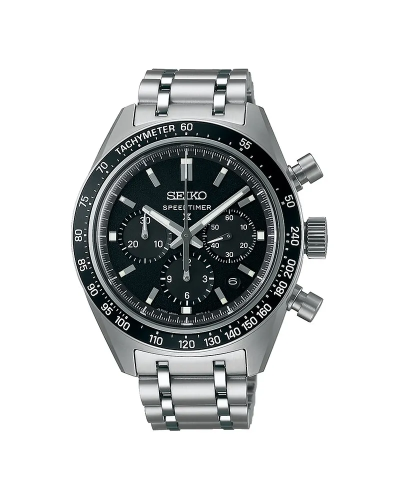 Seiko Chronograph Prospex Speedtimer Silber