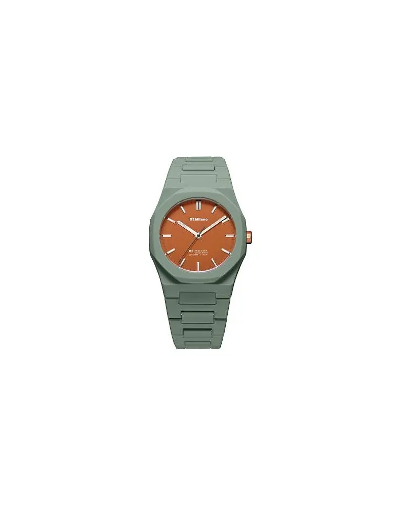 D1 Milano Unisexuhr 40.5mm, AlphaContrast Grün