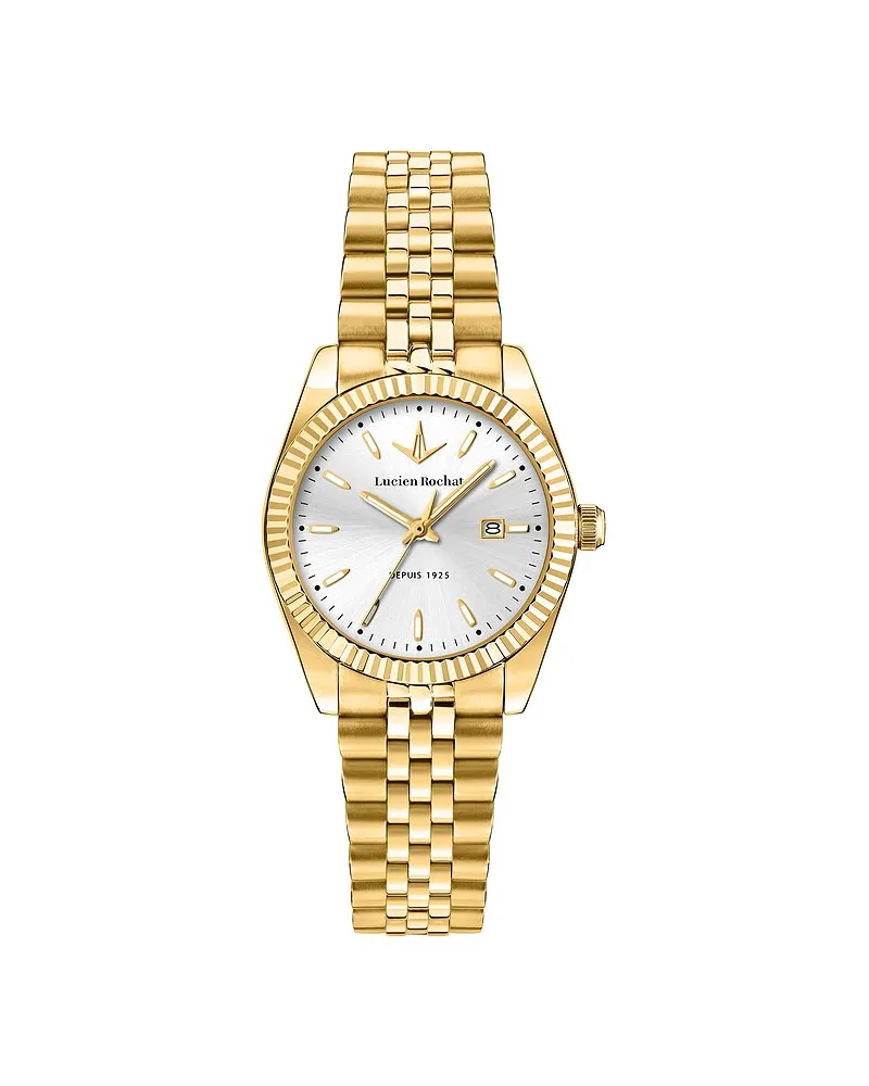 Lucien Rochat Damenuhr Bienne 31mm Gelbgold