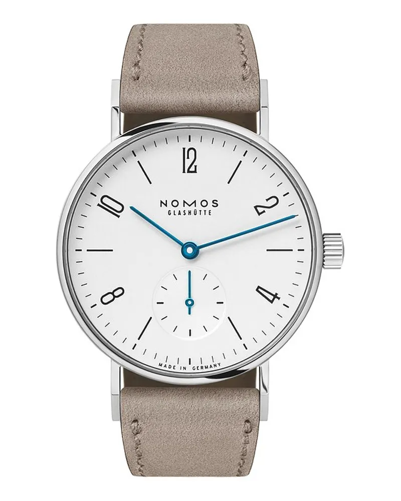 NOMOS Glashütte Damenuhr Tangente 33 Silber