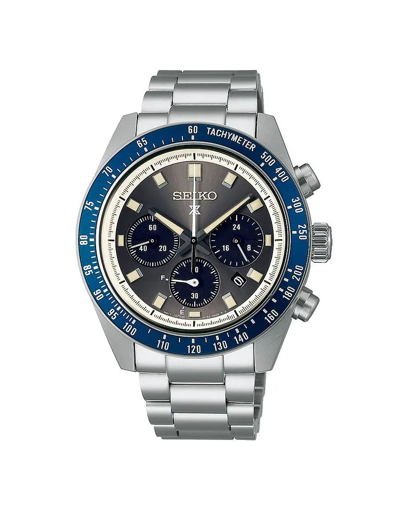 Seiko Chronograph Prospex Speedtimer Silber