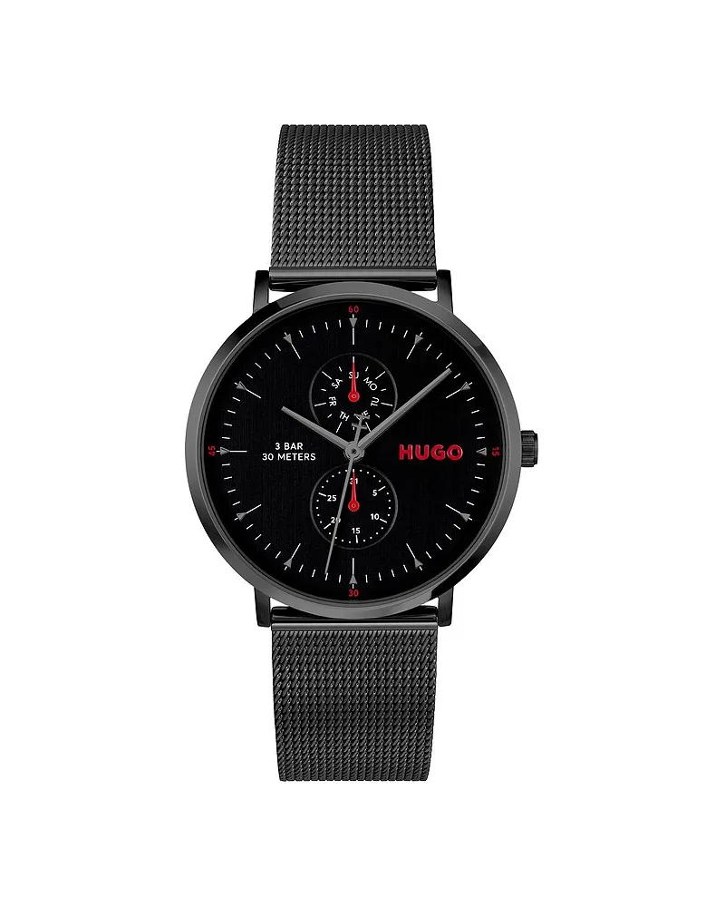 HUGO BOSS Herrenuhr #STYLE Schwarz