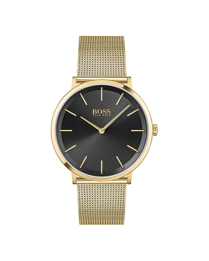 HUGO BOSS Herrenuhr Gold