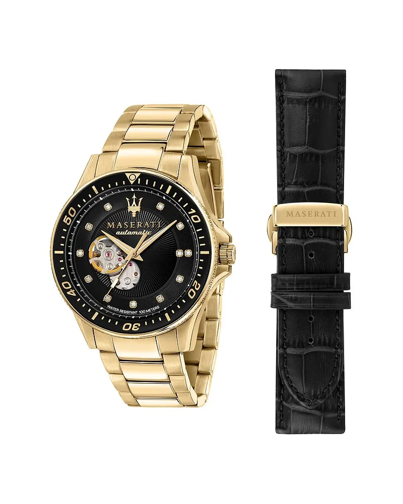 Maserati Herrenuhr Sfida Gold
