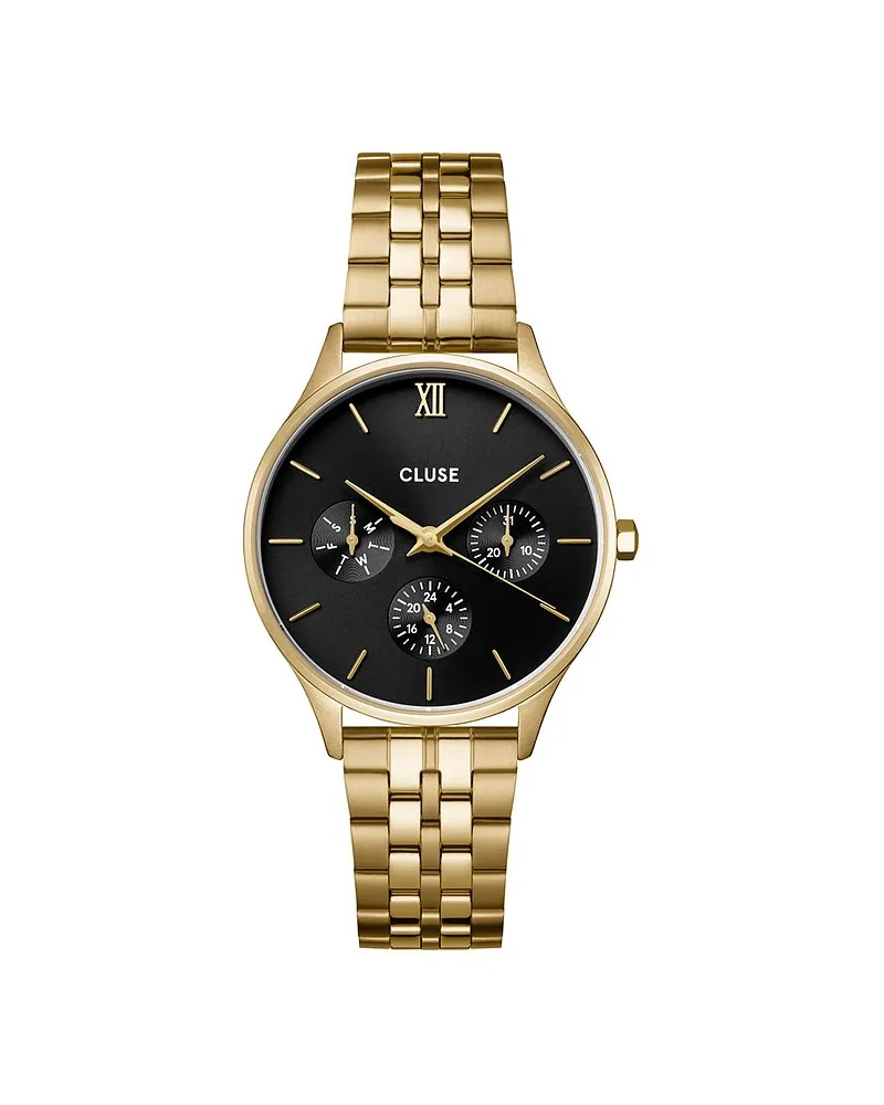 CLUSE Damenuhr Minuit Multifunction Gold