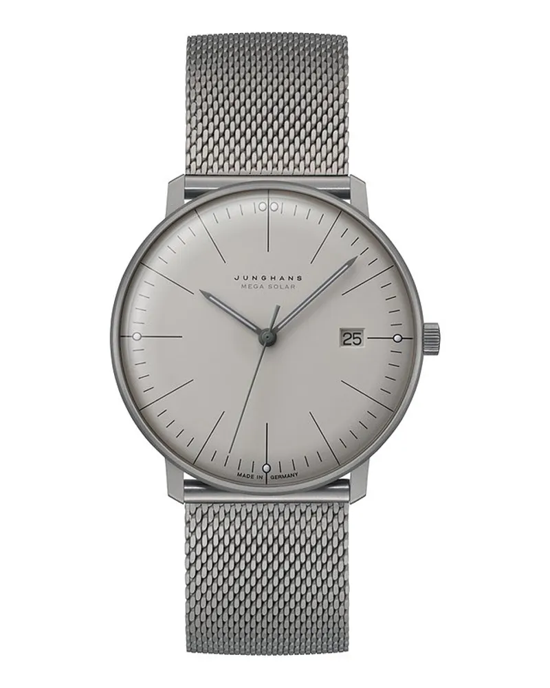 Junghans Herrenuhr max bill Mega Solar Silber