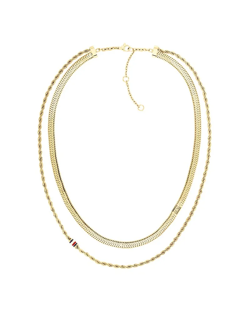 Tommy Hilfiger Kette LAYERED SET Gold
