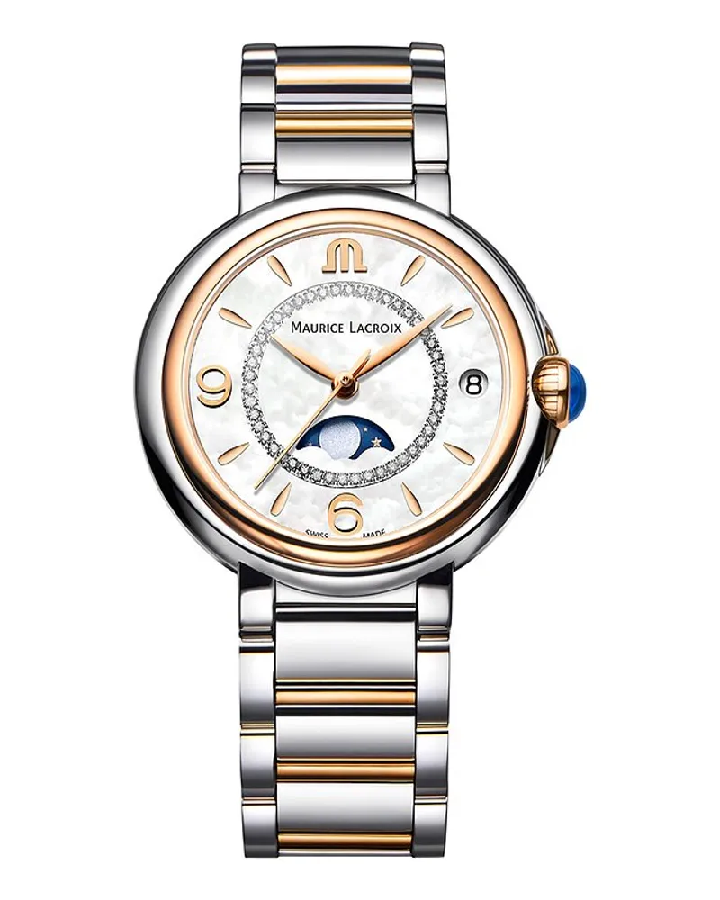 Maurice Lacroix Damenuhr Fiaba Date Moonphase Roségold