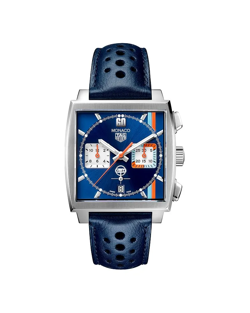 TAG Heuer Herrenuhr Monaco Silber