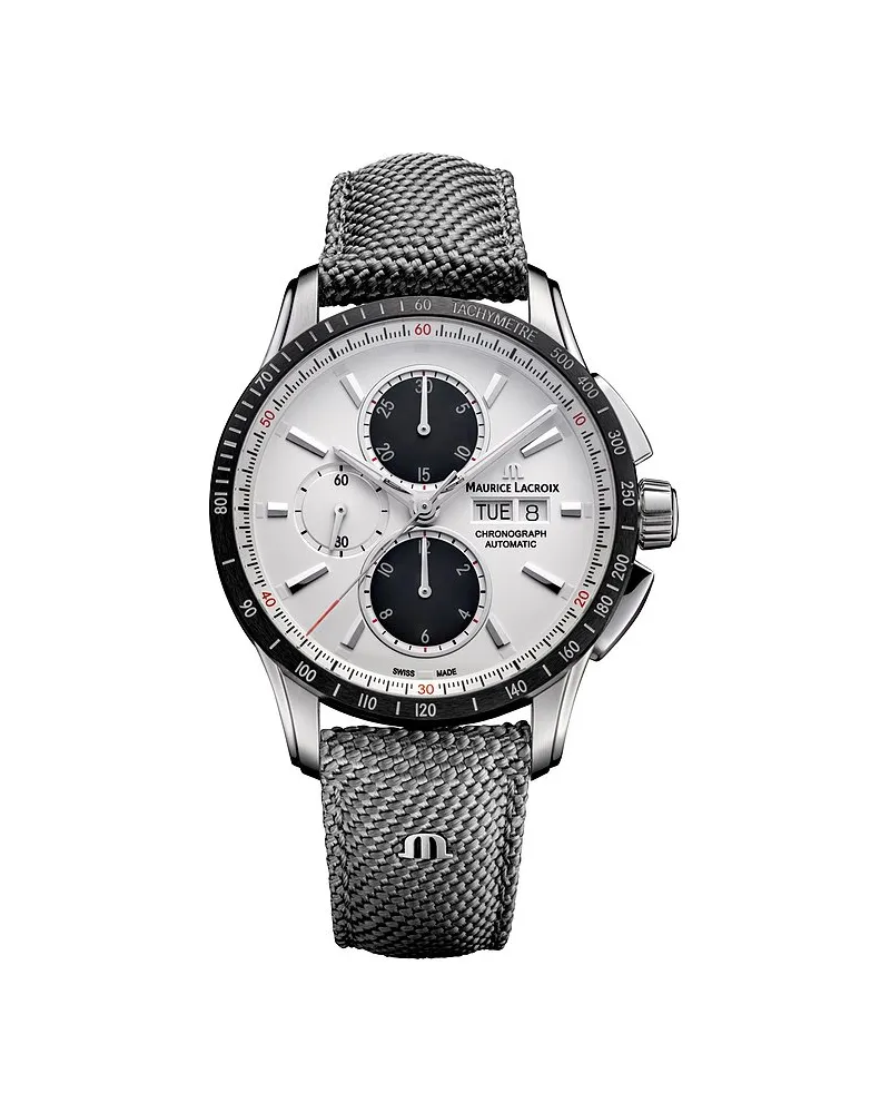 Maurice Lacroix Chronograph Pontos S Chronograph Automatic Silber