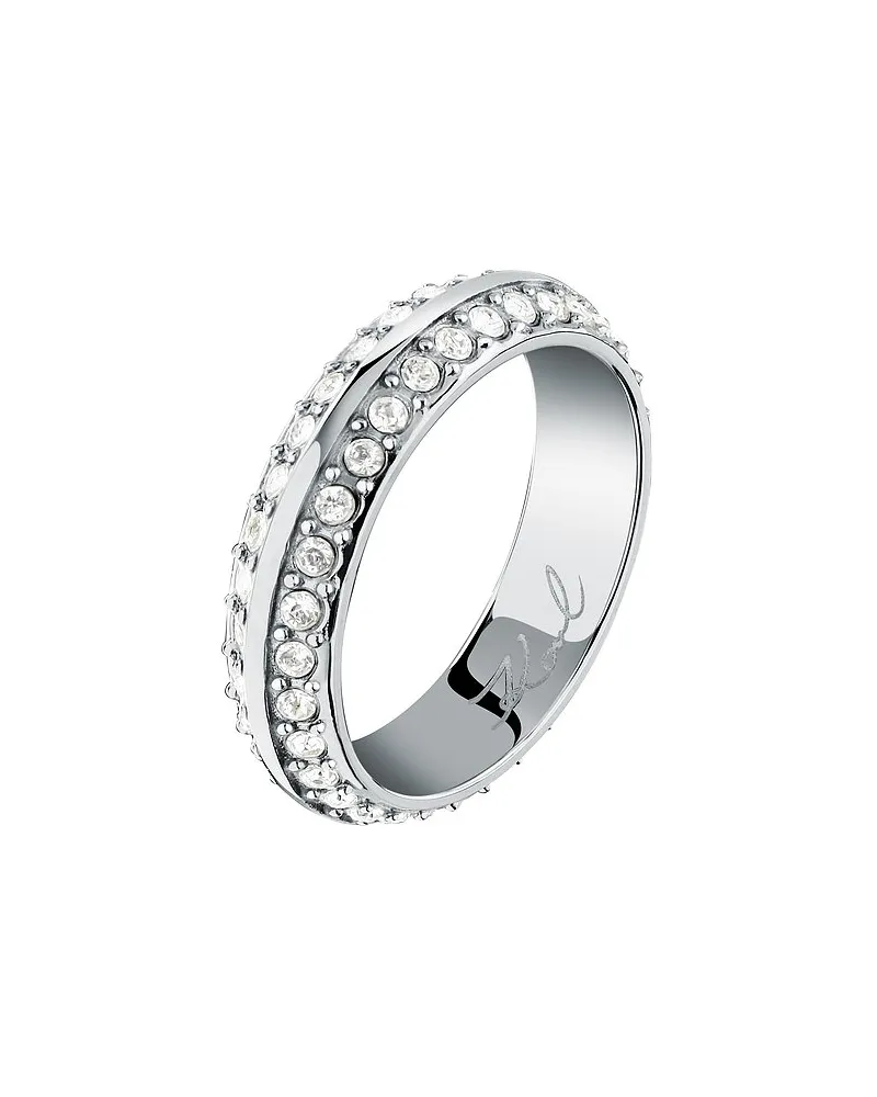 Karl Lagerfeld Damenring Bond Pave Silber