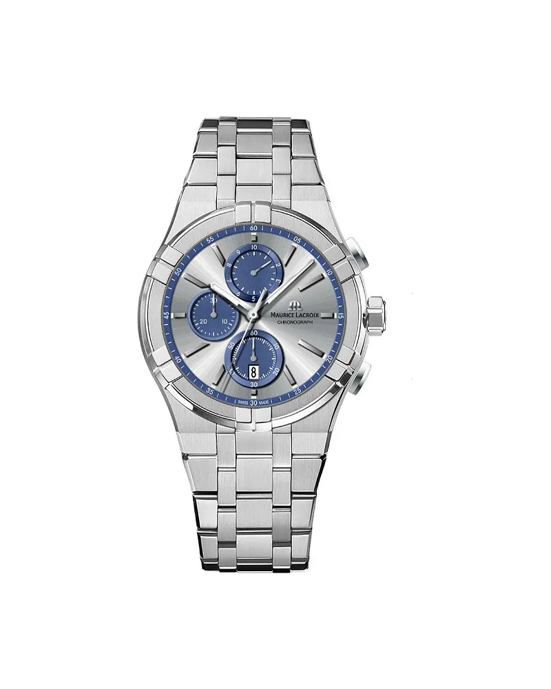 Maurice Lacroix Chronograph Aikon Quartz Silber