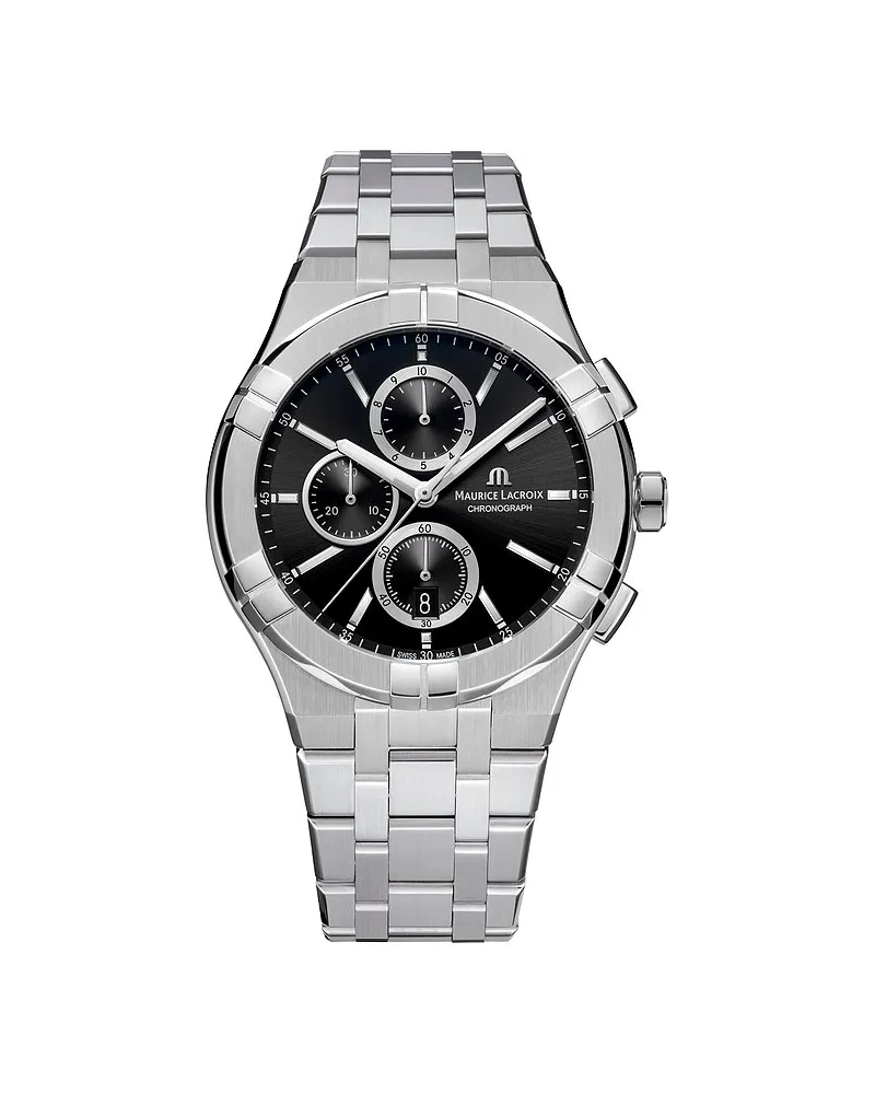 Maurice Lacroix Chronograph Aikon Quartz Silber