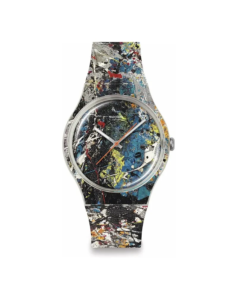 Swatch Unisexuhr 2601 SWATCH X GUGGENHEIM Transparent