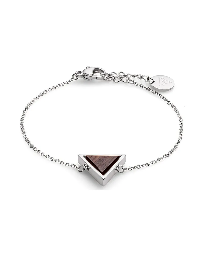 Kerbholz Armband Sandelholz Silber