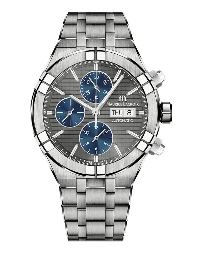 Maurice Lacroix Chronograph Aikon Chronograph Day Date Titanium Grau