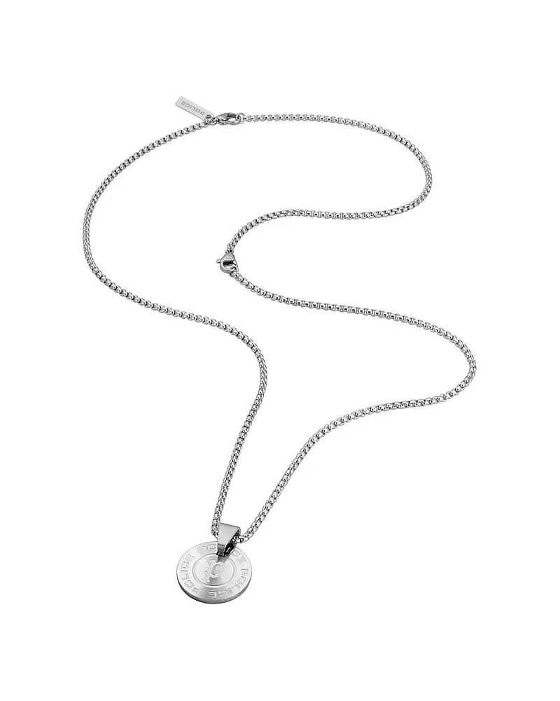 Police Kette Silber