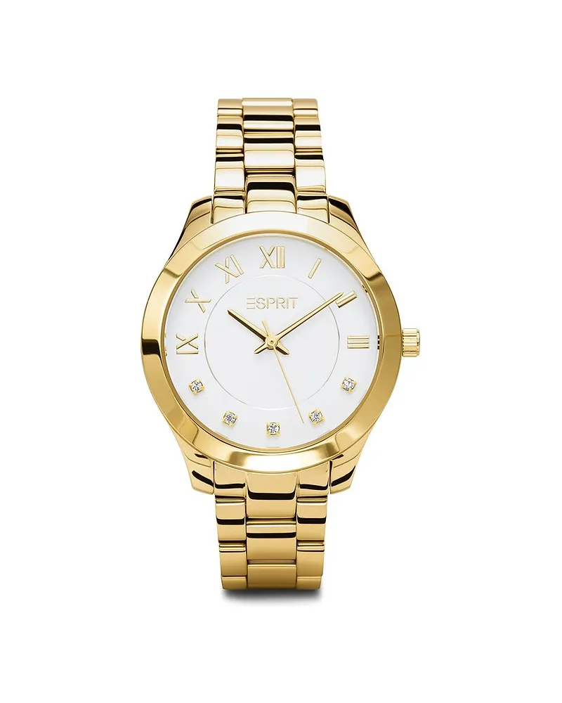Esprit Damenuhr Everlasting Gelbgold