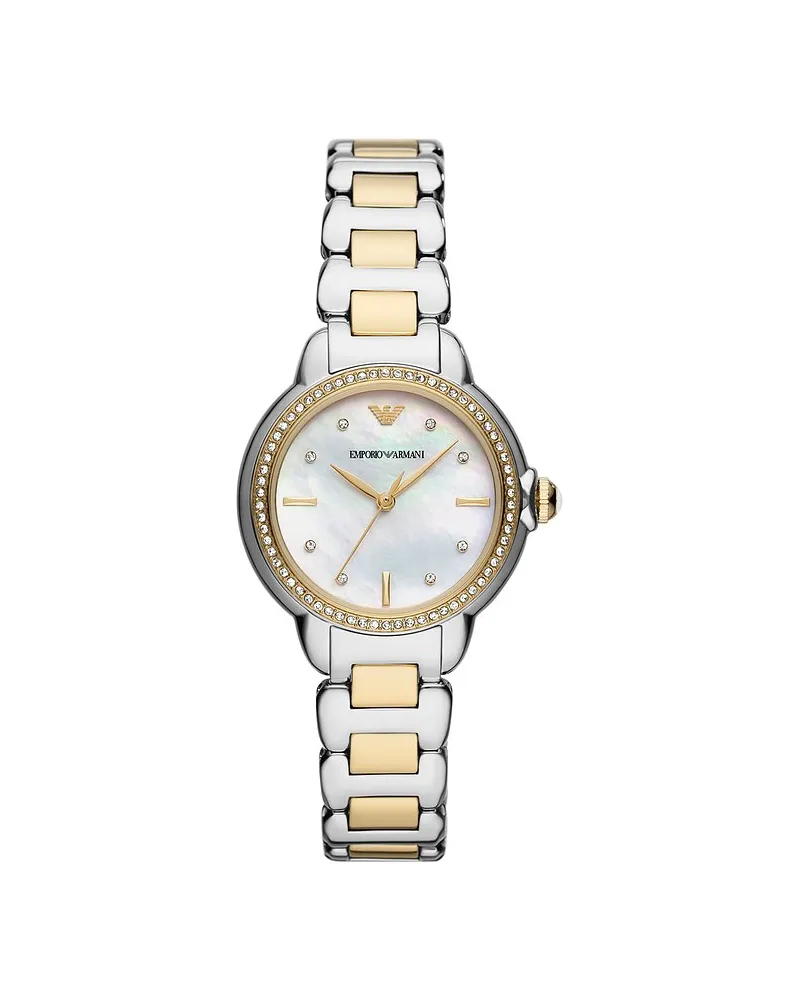 Emporio Armani Damenuhr Silber