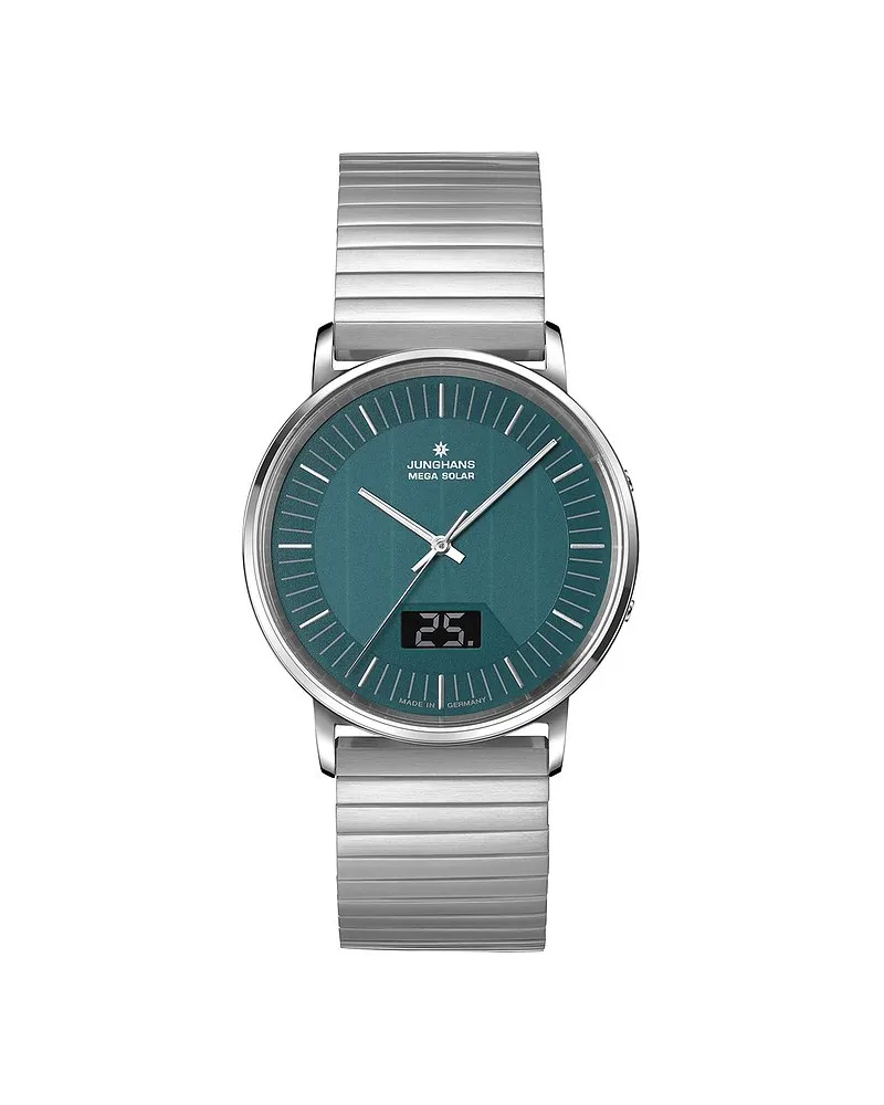 Junghans Herrenuhr Milano Mega Solar Silber
