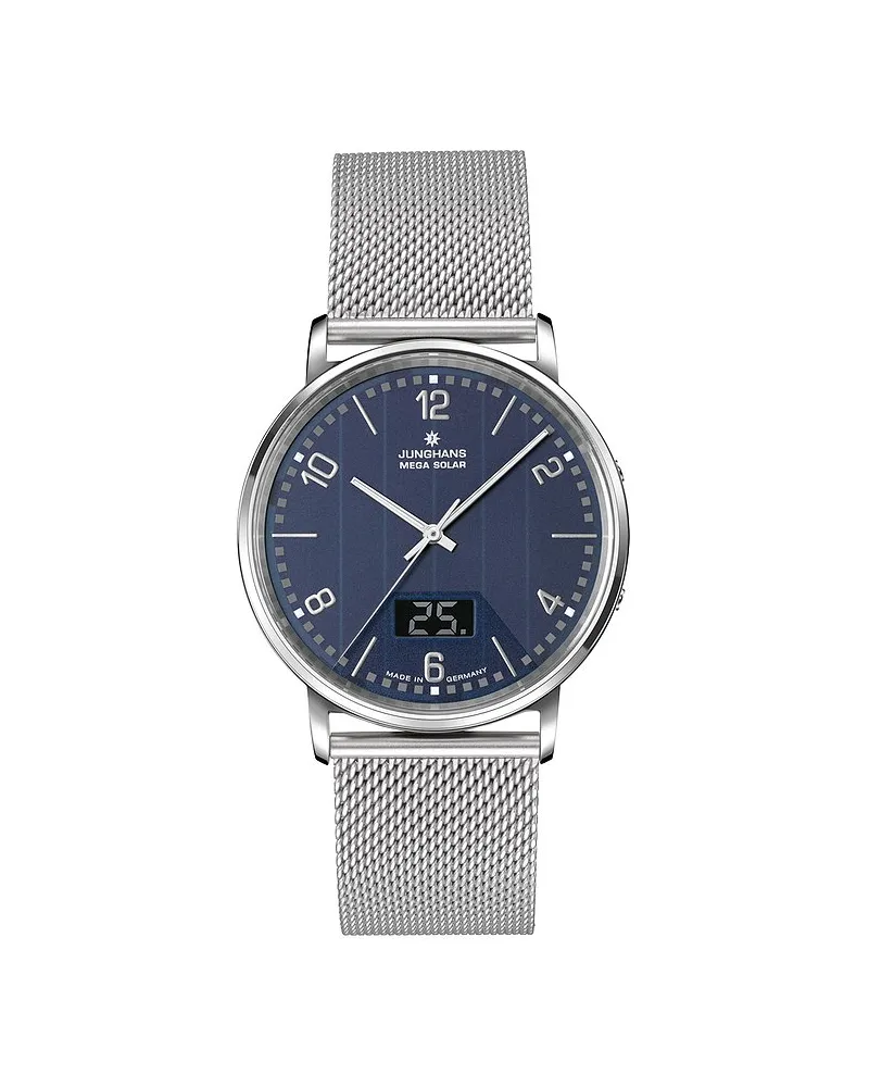 Junghans Herrenuhr Milano Mega Solar Silber