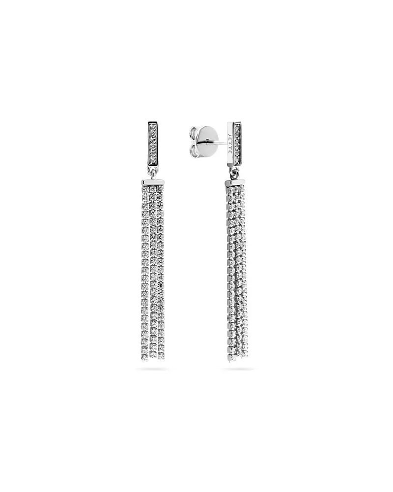 JETTE Ohrhänger CASCADE Silber