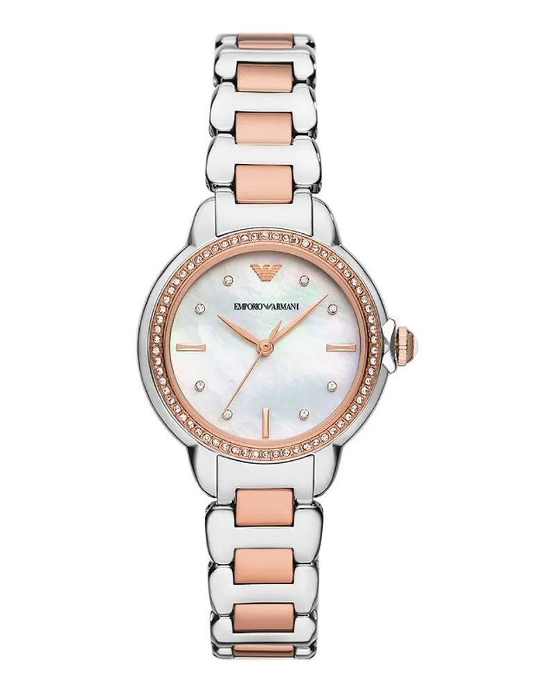 Emporio Armani Damenuhr Silber