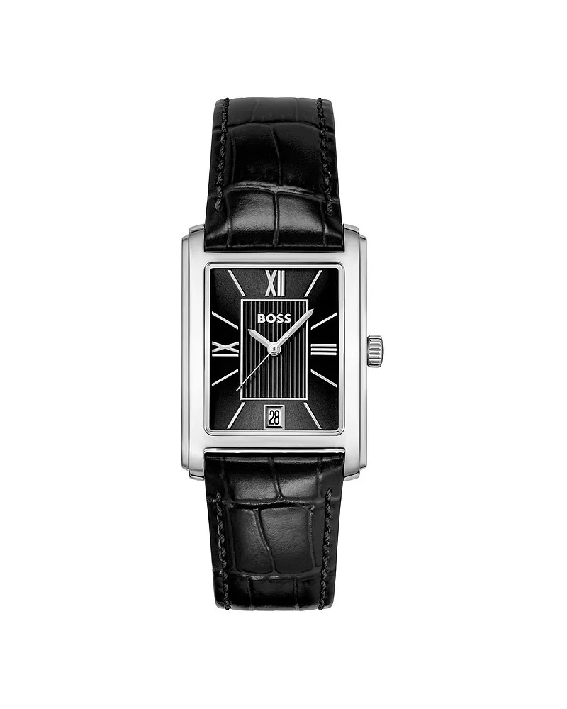 HUGO BOSS Herrenuhr Principle Dress Silber