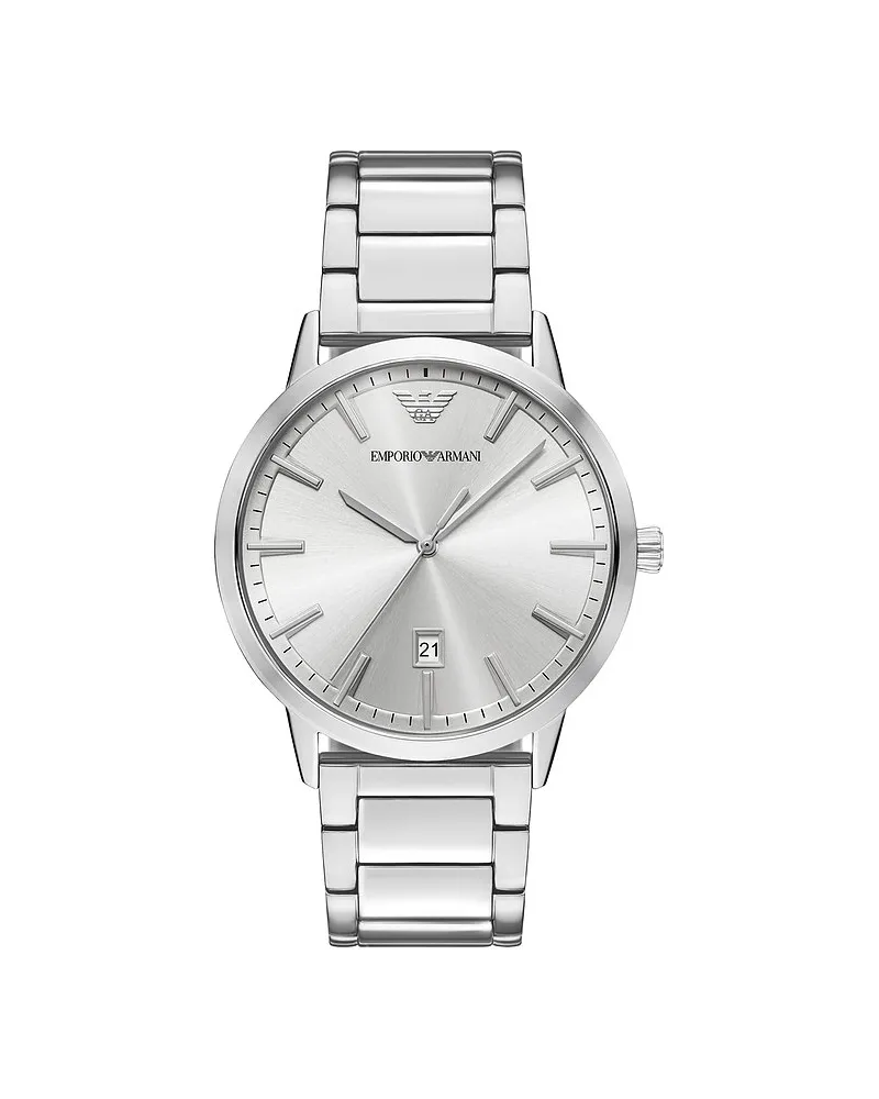 Emporio Armani Herrenuhr Silber