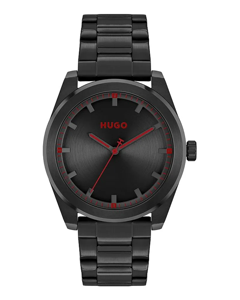 HUGO BOSS Herrenuhr #Bright Schwarz