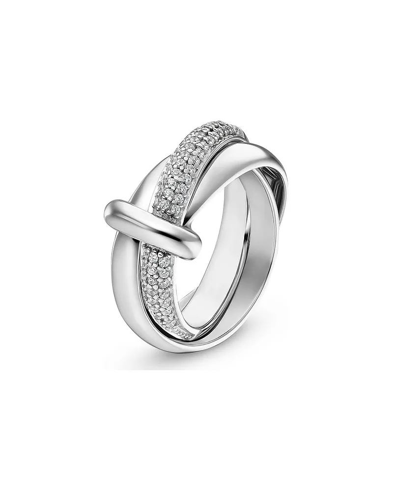 JETTE Damenring SWING 2.0 Silber