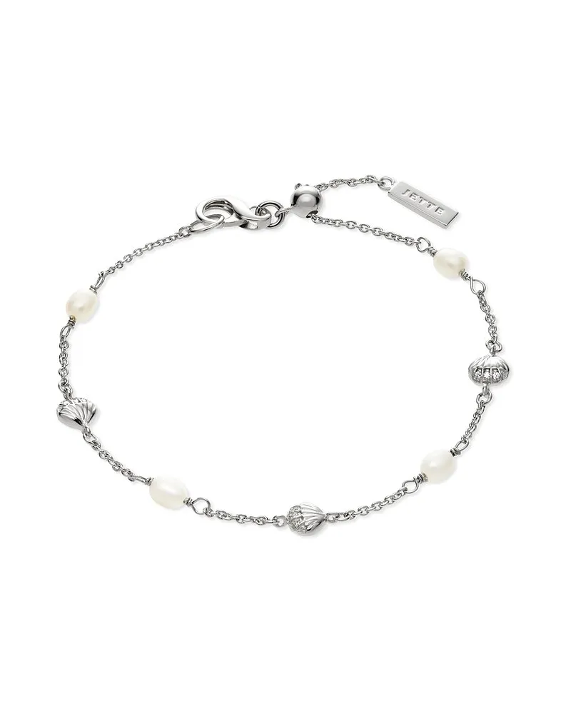 JETTE Armband Silber