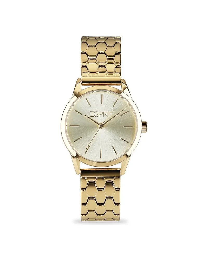 Esprit Damenuhr Gelbgold