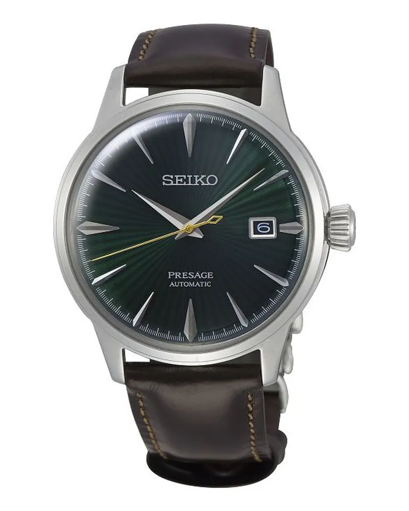 Seiko Herrenuhr Basic Line Silber
