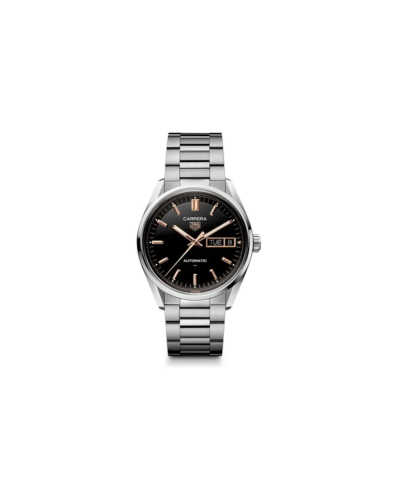 TAG Heuer Herrenuhr Carrera Date Silber
