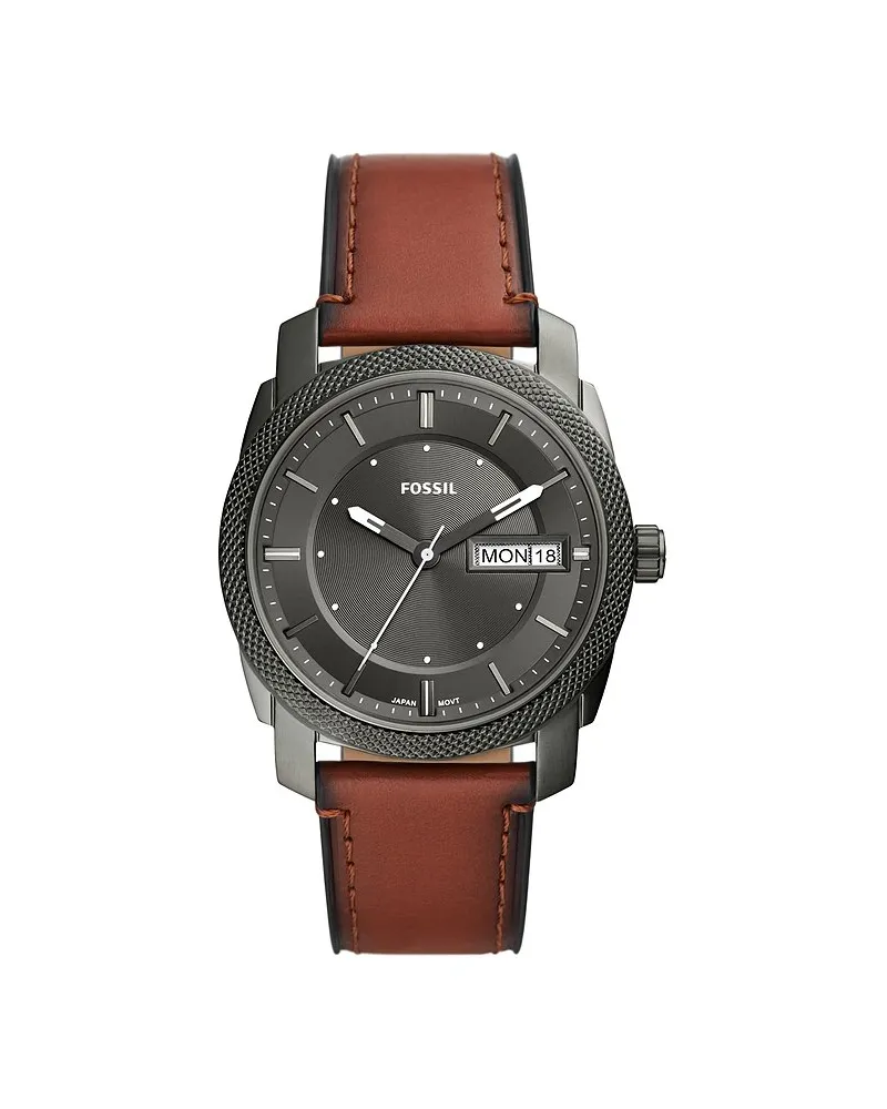 Fossil Herrenuhr Machine Grau