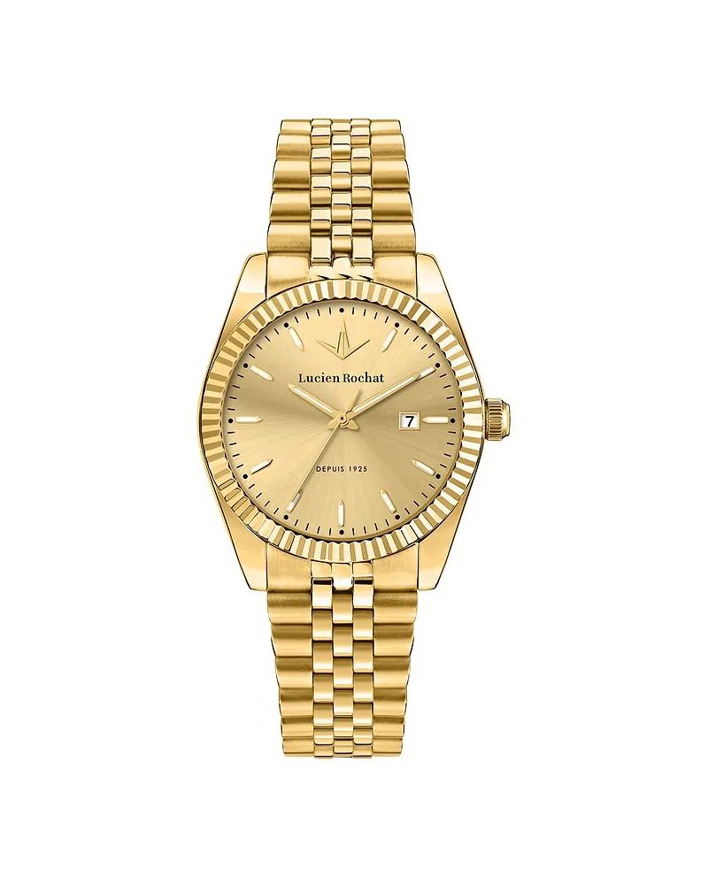 Lucien Rochat Damenuhr Bienne Gelbgold